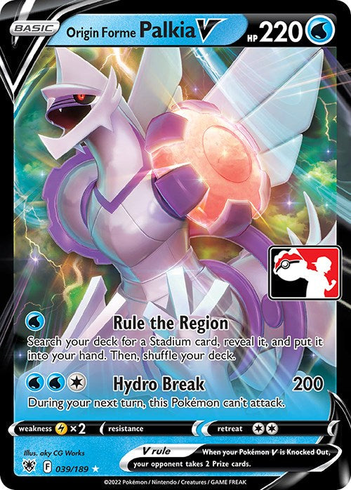 Origin Forme Palkia V (039/189) [Prize Pack Series Three] Pokémon