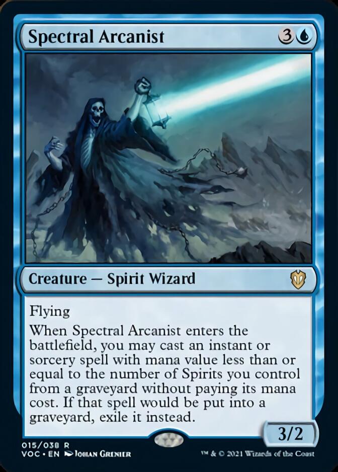Spectral Arcanist [Innistrad: Crimson Vow Commander] Magic: The Gathering
