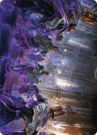 Eerie Interference Art Card [Wilds of Eldraine Art Series] Magic: The Gathering