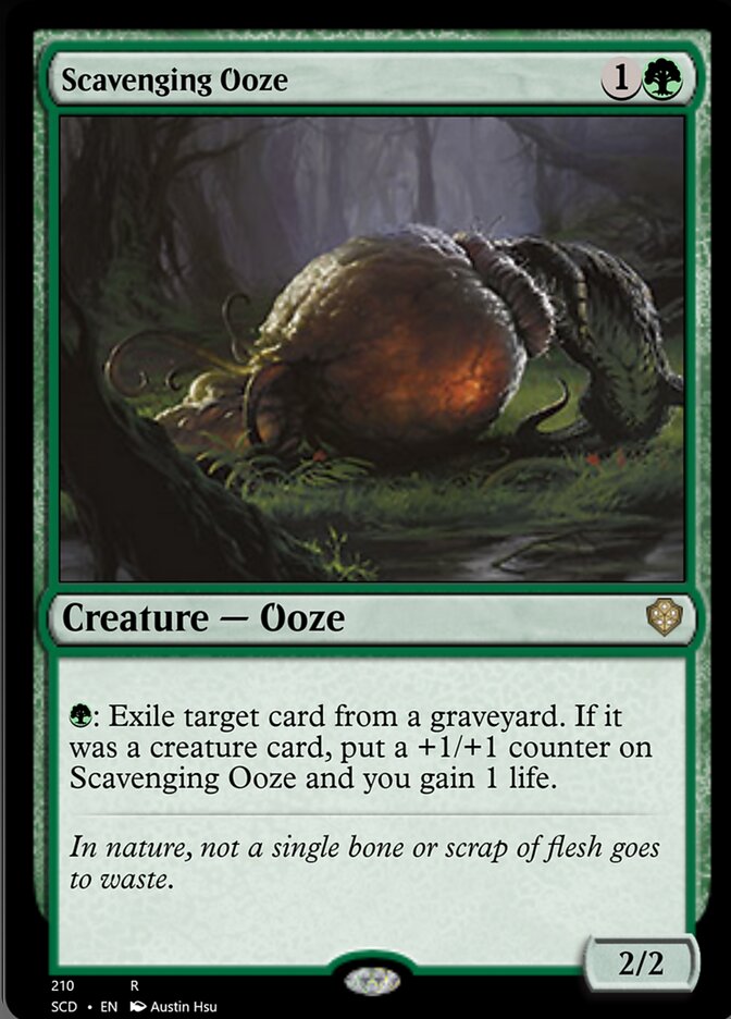 Scavenging Ooze [Starter Commander Decks] Magic: The Gathering