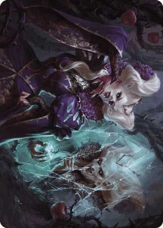 Conceited Witch Art Card [Wilds of Eldraine Art Series] Magic: The Gathering