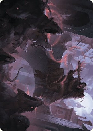 Gnawing Crescendo Art Card [Wilds of Eldraine Art Series] Magic: The Gathering