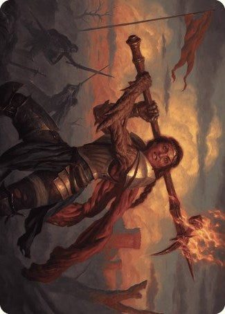 Imodane, the Pyrohammer Art Card [Wilds of Eldraine Art Series] Magic: The Gathering
