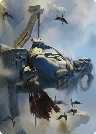 Skybeast Tracker Art Card [Wilds of Eldraine Art Series] Magic: The Gathering