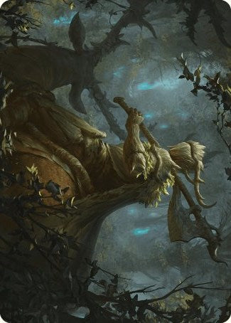 Verdant Outrider Art Card [Wilds of Eldraine Art Series] Magic: The Gathering