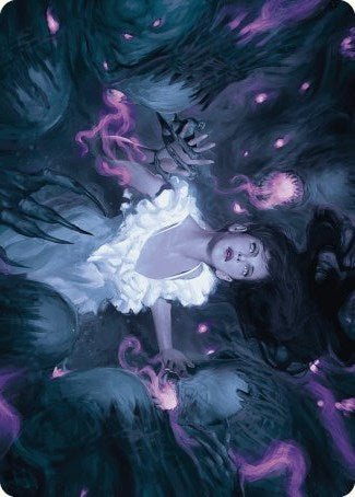 Neva, Stalked by Nightmares Art Card [Wilds of Eldraine Art Series] Magic: The Gathering