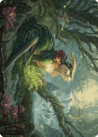 Elusive Otter Art Card [Wilds of Eldraine Art Series] Magic: The Gathering