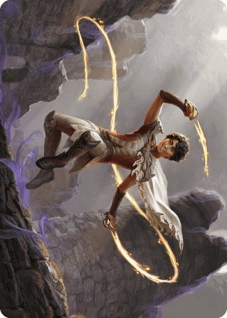 Kellan, the Fae-Blooded Art Card [Wilds of Eldraine Art Series] Magic: The Gathering