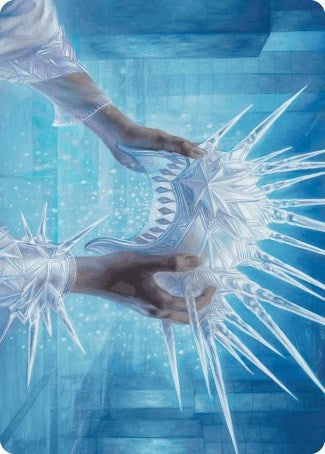 Hylda's Crown of Winter Art Card [Wilds of Eldraine Art Series] Magic: The Gathering