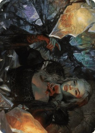 Prophetic Prism Art Card [Wilds of Eldraine Art Series] Magic: The Gathering