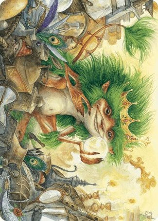 Knickknack Ouphe Art Card [Wilds of Eldraine Art Series] Magic: The Gathering