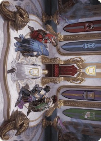 Throne of Eldraine Art Card [Wilds of Eldraine Art Series] Magic: The Gathering