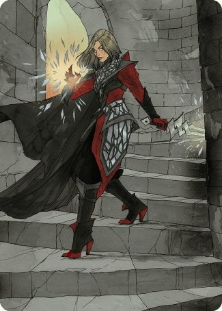 Rowan, Scion of War Art Card (59/81) [Wilds of Eldraine Art Series] Magic: The Gathering