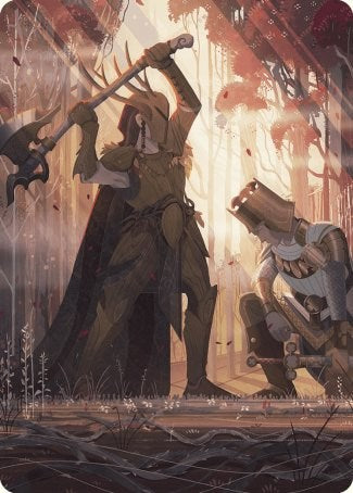 Karmic Justice Art Card [Wilds of Eldraine Art Series] Magic: The Gathering
