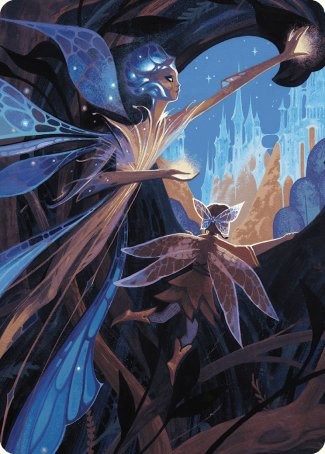 Kindred Discovery Art Card [Wilds of Eldraine Art Series] Magic: The Gathering