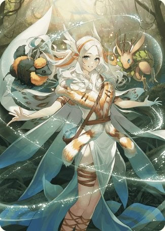 Greater Auramancy Anime Art Card [Wilds of Eldraine Art Series] Magic: The Gathering