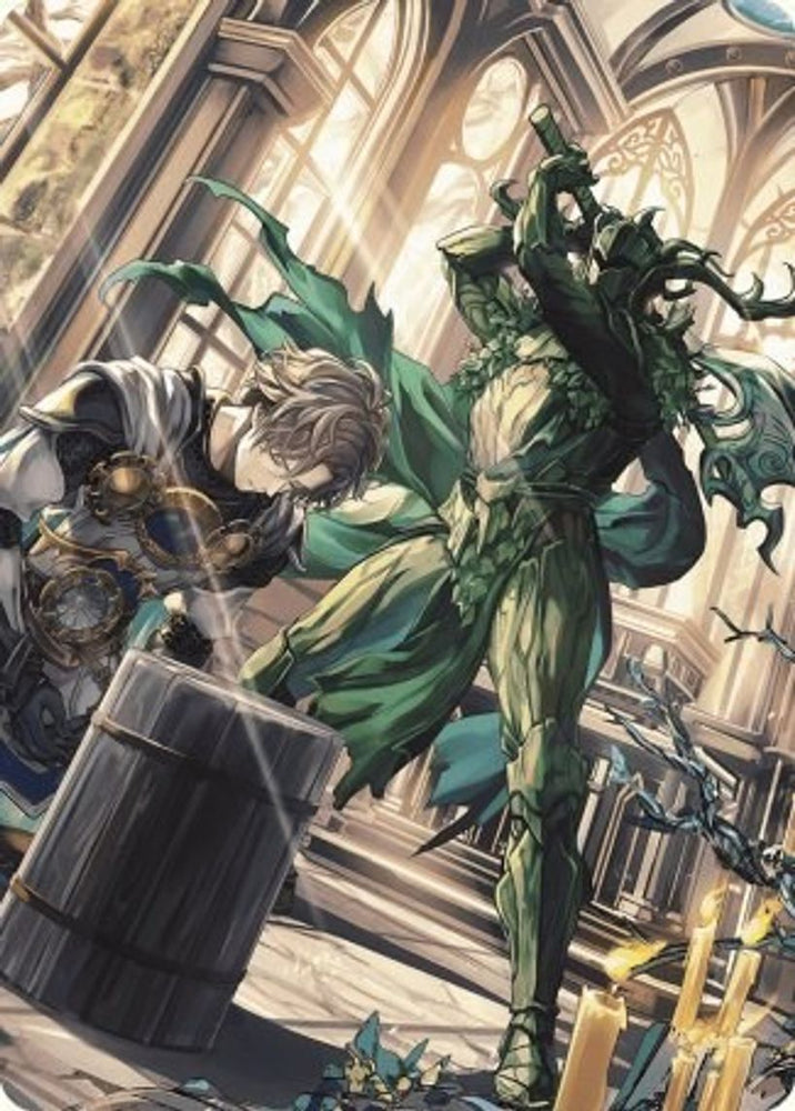 Karmic Justice Anime Art Card [Wilds of Eldraine Art Series] Magic: The Gathering
