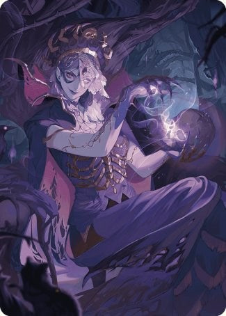 Necropotence Art Card [Wilds of Eldraine Art Series] Magic: The Gathering