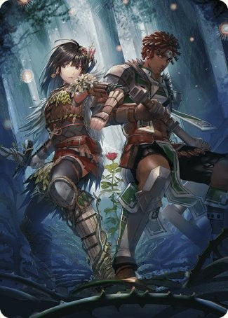 Defense of the Heart Art Card [Wilds of Eldraine Art Series] Magic: The Gathering