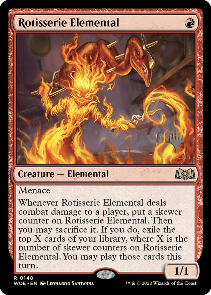 Rotisserie Elemental (Promo Pack) [Wilds of Eldraine Promos] Magic: The Gathering