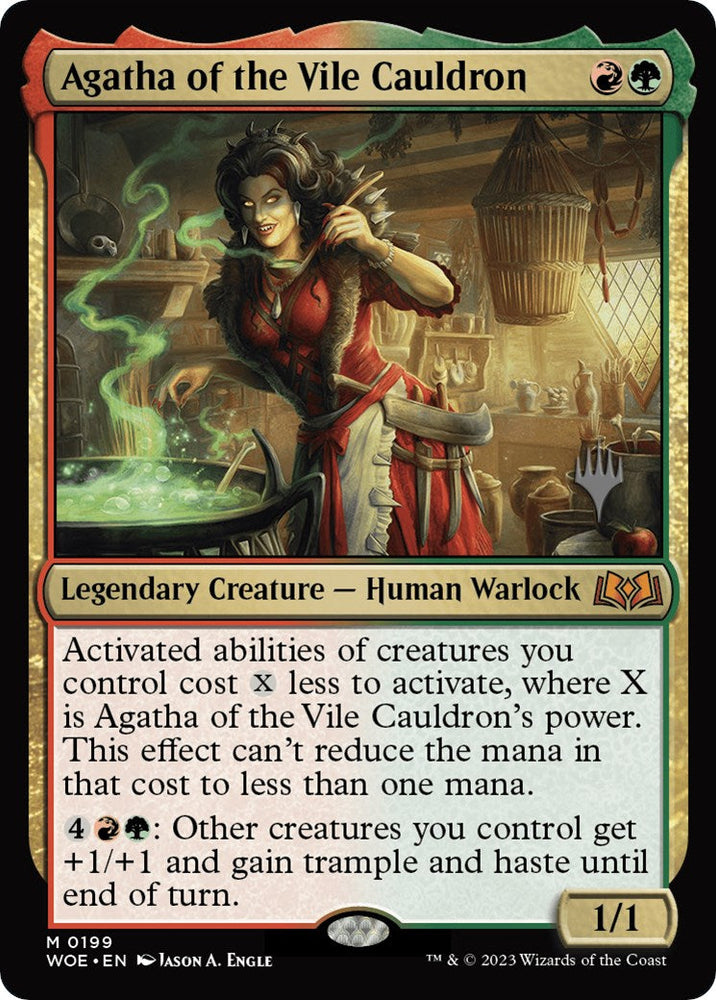Agatha of the Vile Cauldron (Promo Pack) [Wilds of Eldraine Promos] Magic: The Gathering