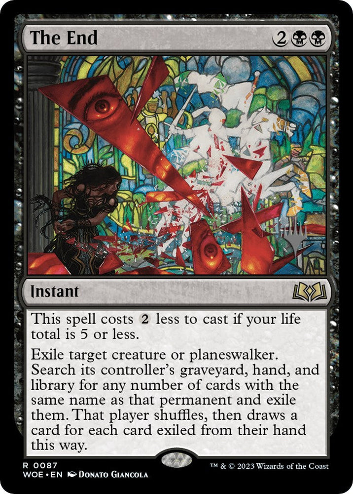 The End (Promo Pack) [Wilds of Eldraine Promos] Magic: The Gathering
