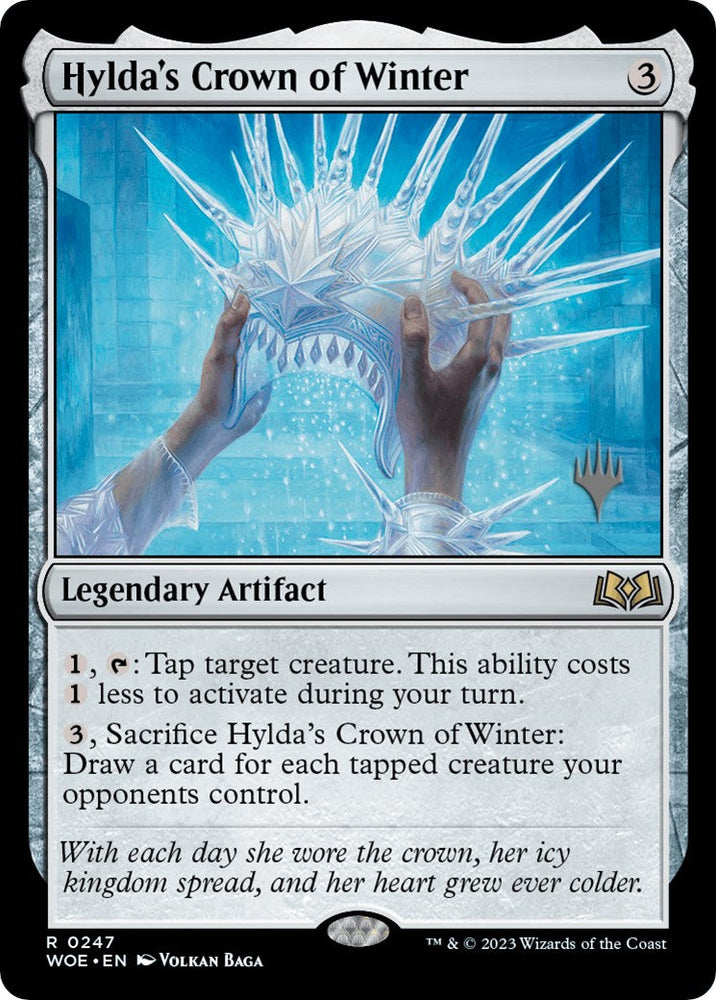 Hylda's Crown of Winter (Promo Pack) [Wilds of Eldraine Promos] Magic: The Gathering