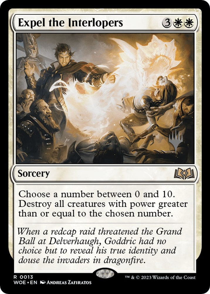 Expel the Interlopers (Promo Pack) [Wilds of Eldraine Promos] Magic: The Gathering