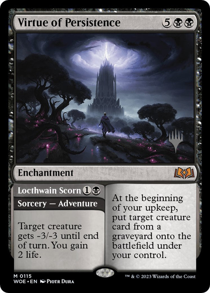 Virtue of Persistence (Promo Pack) [Wilds of Eldraine Promos] Magic: The Gathering