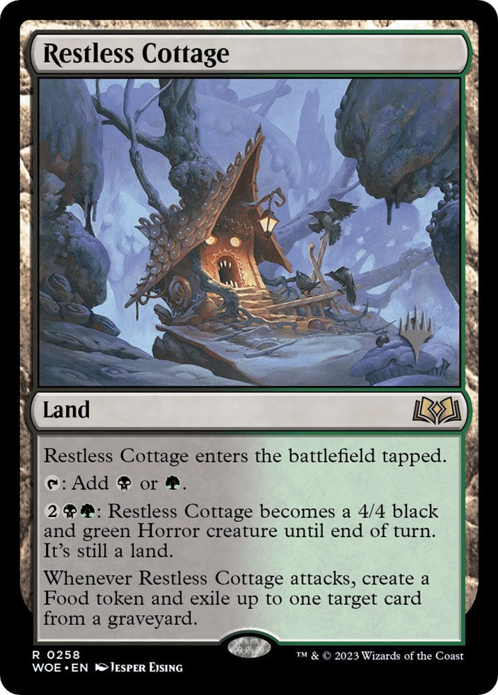 Restless Cottage (Promo Pack) [Wilds of Eldraine Promos] Magic: The Gathering