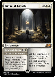 Virtue of Loyalty // Ardenvale Fealty (Promo Pack) [Wilds of Eldraine Promos] Magic: The Gathering