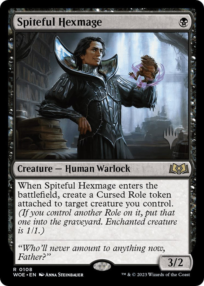 Spiteful Hexmage (Promo Pack) [Wilds of Eldraine Promos] Magic: The Gathering