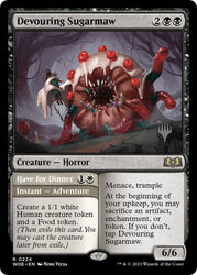 Devouring Sugarmaw // Have for Dinner(Promo Pack) [Wilds of Eldraine Promos] Magic: The Gathering