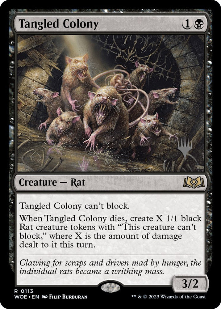 Tangled Colony (Promo Pack) [Wilds of Eldraine Promos] Magic: The Gathering