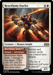 Heartflame Duelist // Heatflame Duelist (Promo Pack) [Wilds of Eldraine Promos] Magic: The Gathering