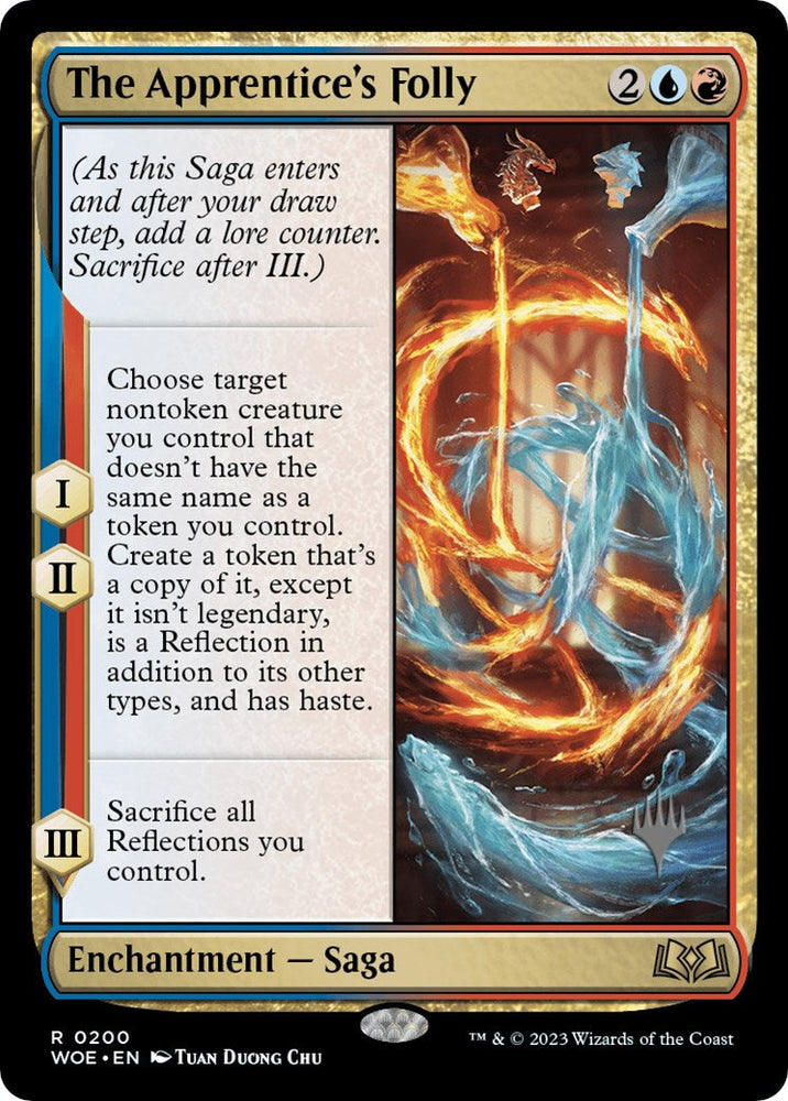 The Apprentice's Folly (Promo Pack) [Wilds of Eldraine Promos] Magic: The Gathering