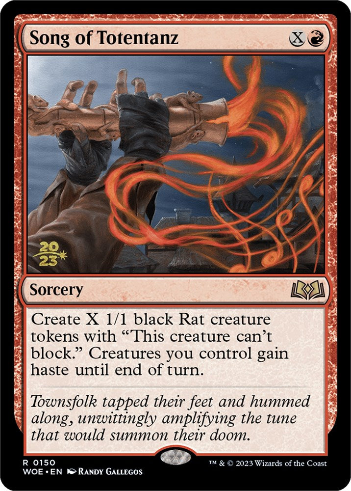 Song of Totentanz [Wilds of Eldraine Prerelease Promos] Magic: The Gathering