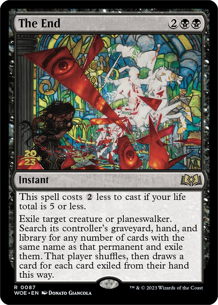 The End [Wilds of Eldraine Prerelease Promos] Magic: The Gathering