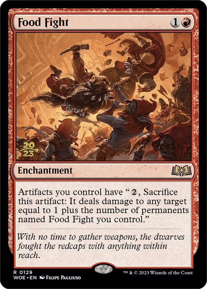 Food Fight [Wilds of Eldraine Prerelease Promos] Magic: The Gathering