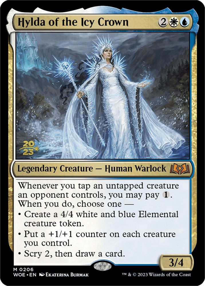Hylda of the Icy Crown [Wilds of Eldraine Prerelease Promos] Magic: The Gathering