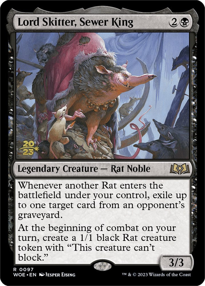 Lord Skitter, Sewer King [Wilds of Eldraine Prerelease Promos] Magic: The Gathering