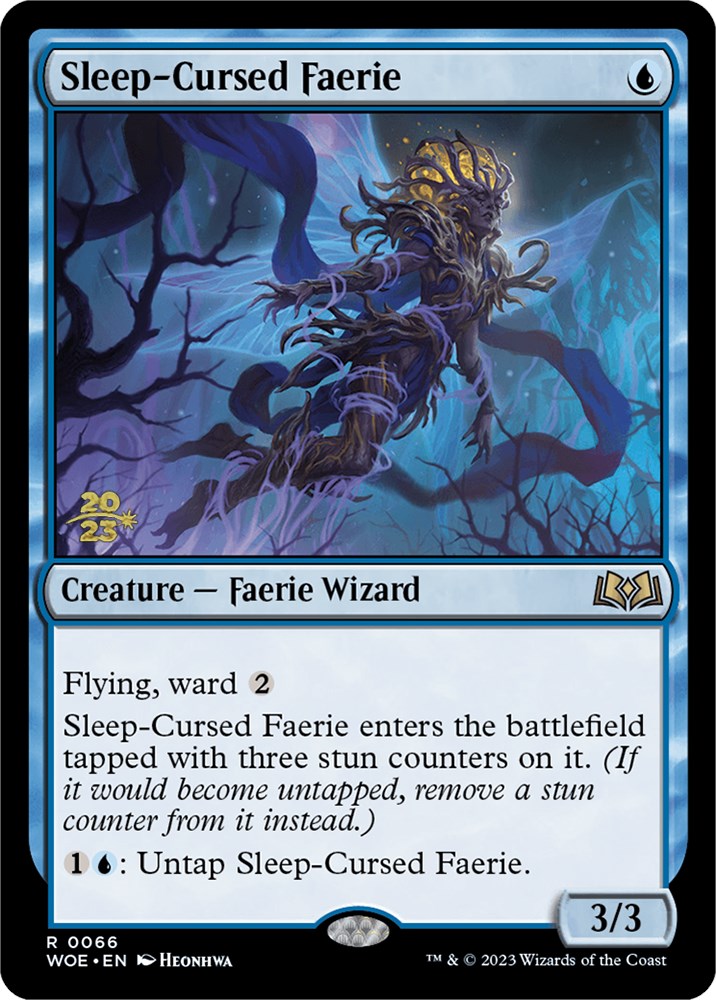Sleep-Cursed Faerie [Wilds of Eldraine Prerelease Promos] Magic: The Gathering