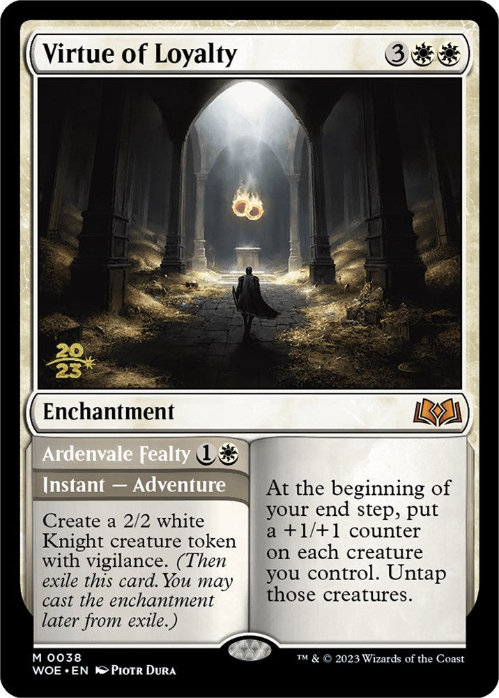 Virtue of Loyalty // Ardenvale Fealty [Wilds of Eldraine Prerelease Promos] Magic: The Gathering
