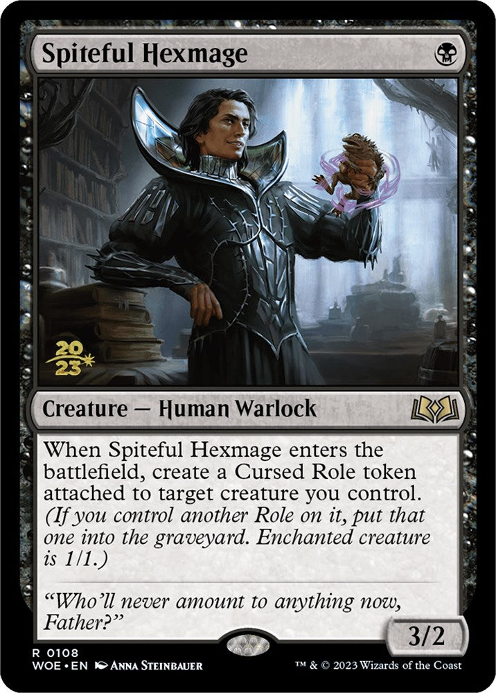 Spiteful Hexmage [Wilds of Eldraine Prerelease Promos] Magic: The Gathering