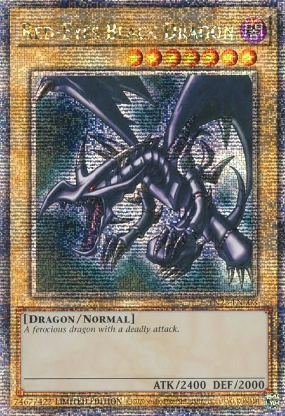 Red-Eyes Black Dragon [TN23-EN003] Quarter Century Secret Rare - Yugioh Cards For Your TCG Needs!