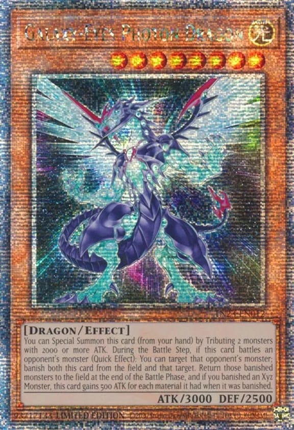 Galaxy-Eyes Photon Dragon [TN23-EN012] Quarter Century Secret Rare