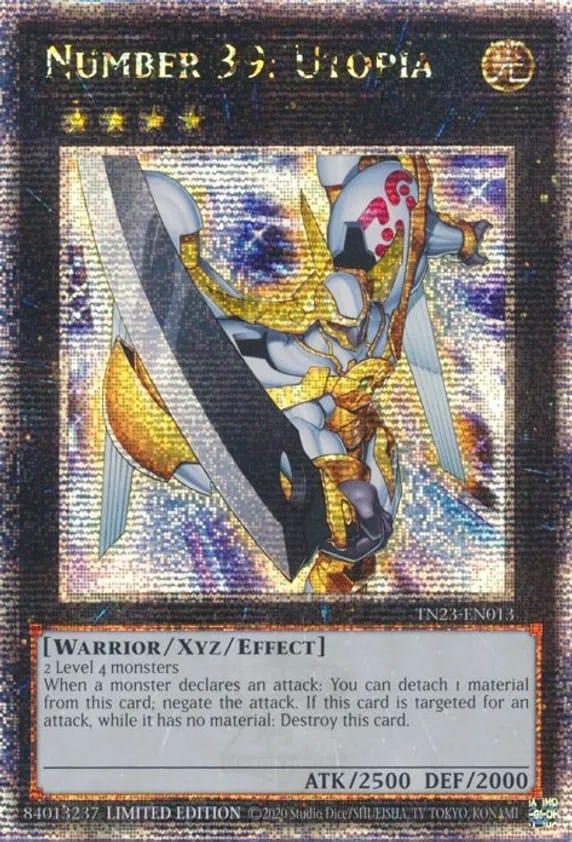 Number 39: Utopia [TN23-EN013] Quarter Century Secret Rare - Yugioh Cards For Your TCG Needs!