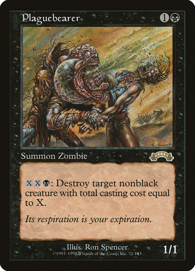 Plaguebearer [Exodus] Magic: The Gathering