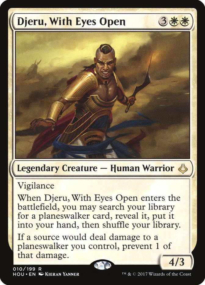 Djeru, With Eyes Open [Hour of Devastation] Magic: The Gathering