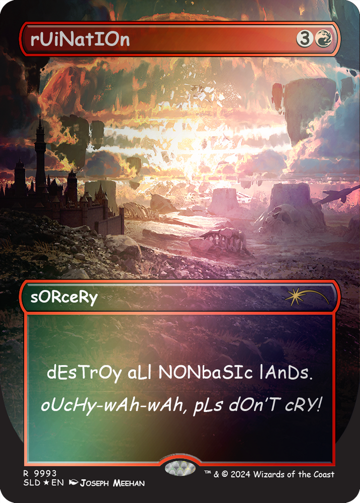 rUiNatIOn (Rainbow Foil) [Secret Lair Drop Series] Magic: The Gathering